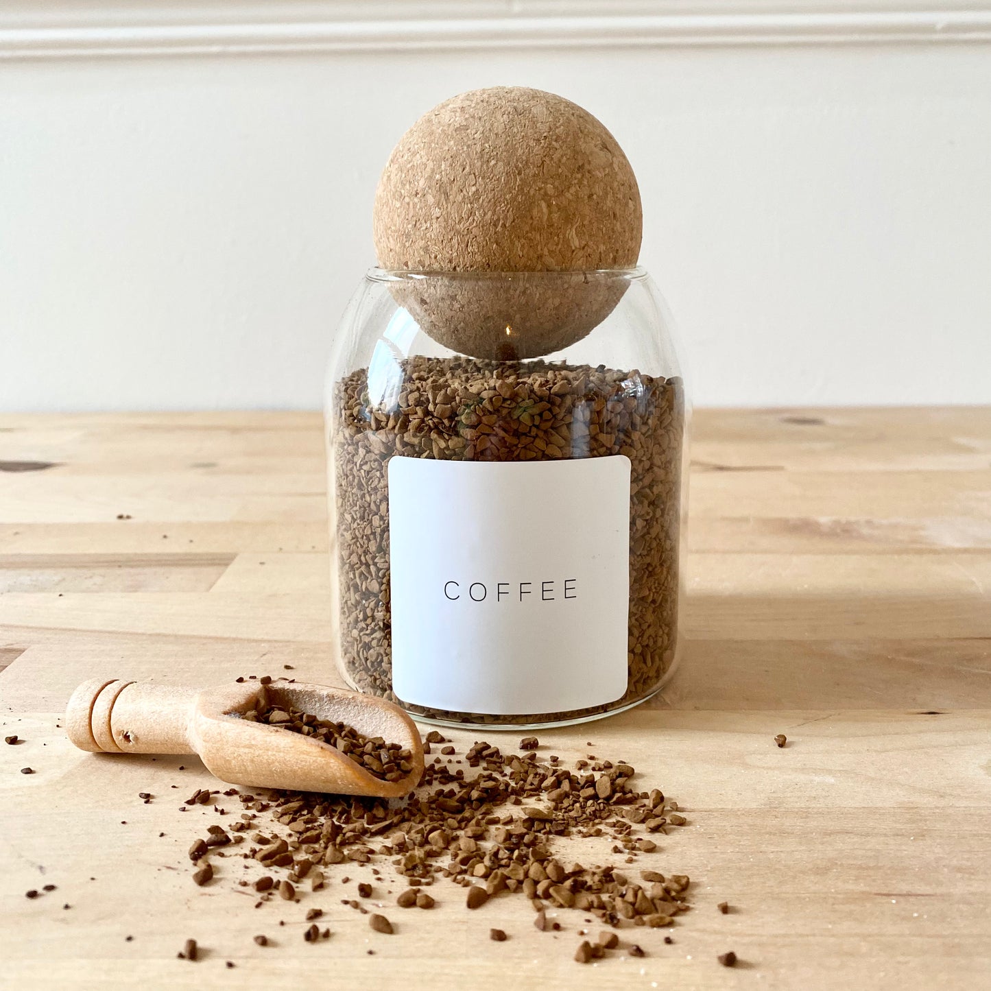 Mini Wooden Scoops for Pantry Jars